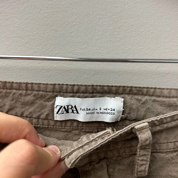 Zara Low Rise Cargo Pants - Picture 4 of 4